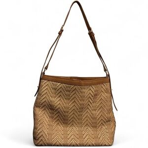 Talbots Brown and Tan Shoulder Bag